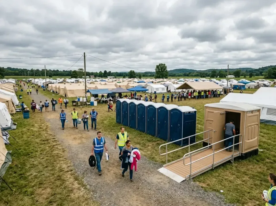 disaster-relief-camp-restrooms-010 — frequently asked questions, Dumpster & Portable Bathrooms Rental in DeForest, WI